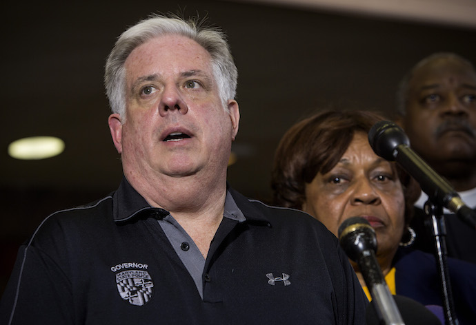 Maryland governor Larry Hogan.