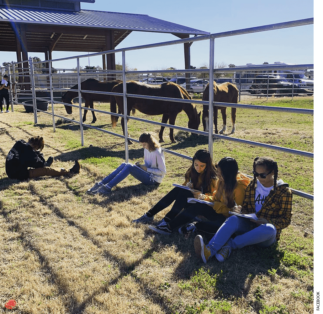 Students at Arizona Agribusiness and Equine Center High School - Paradise Valley