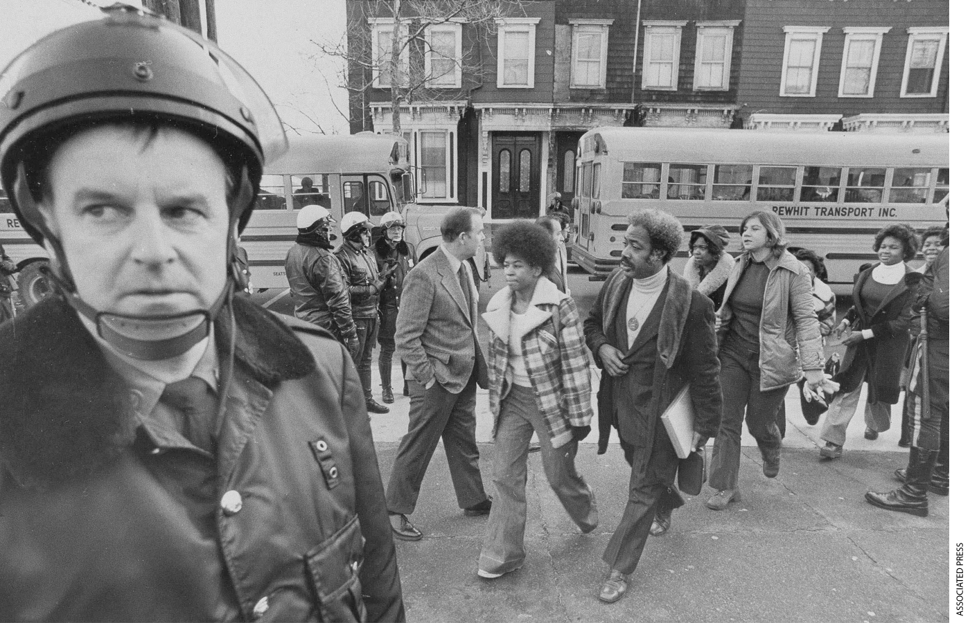 The end of forced racial segregation left the dilemma of how mitigate “racial isolation,” which continued to exacerbate inequality in educational outcomes. Some cities like Boston enforced integration in the 1970s by court-ordered busing, resulting in protests and riots.