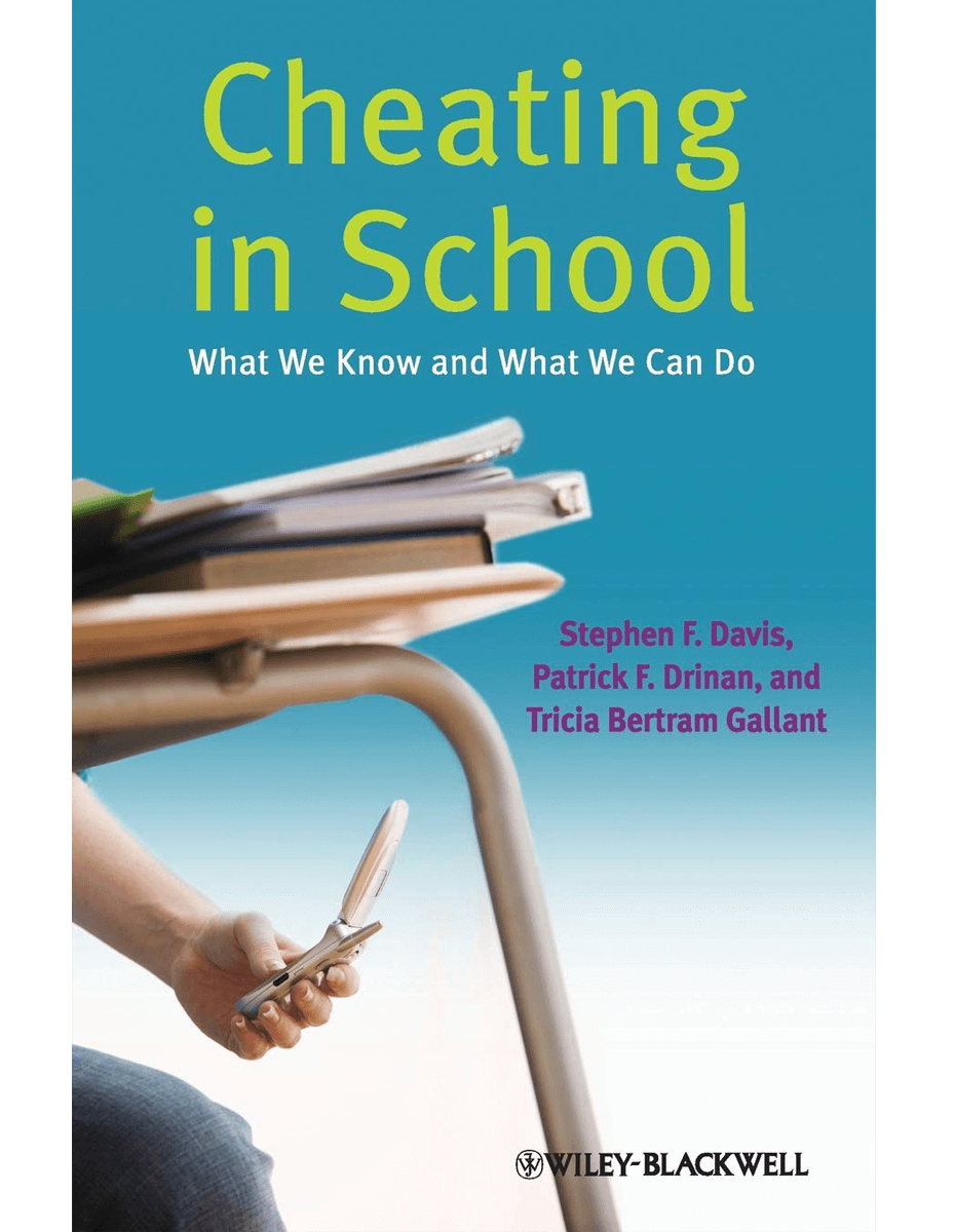 Book cover of "Cheating in School."