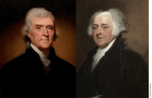 Photo of Thomas Jefferson and John Adams